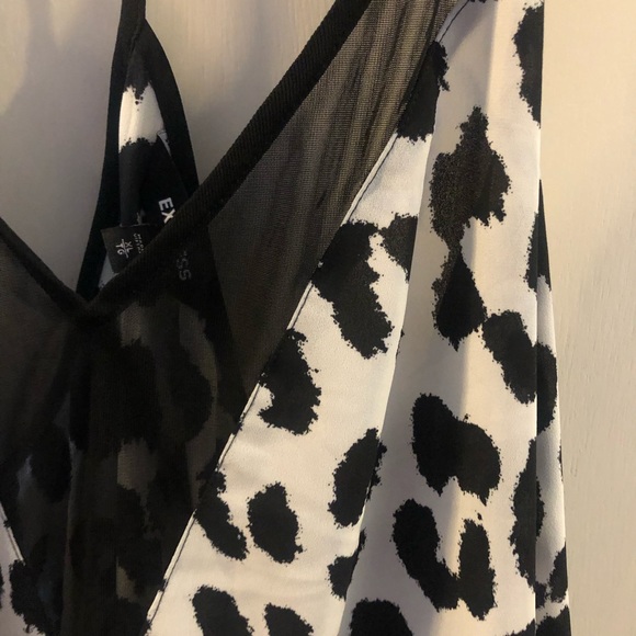 Express Sheer/Leopard Tank - Picture 2 of 3